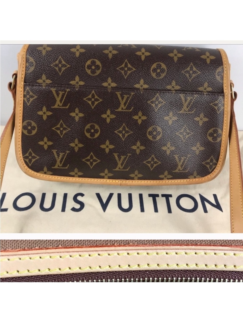 Louis Vuitton Monogram Canvas Crossbody sologne - Picture 8 of 11